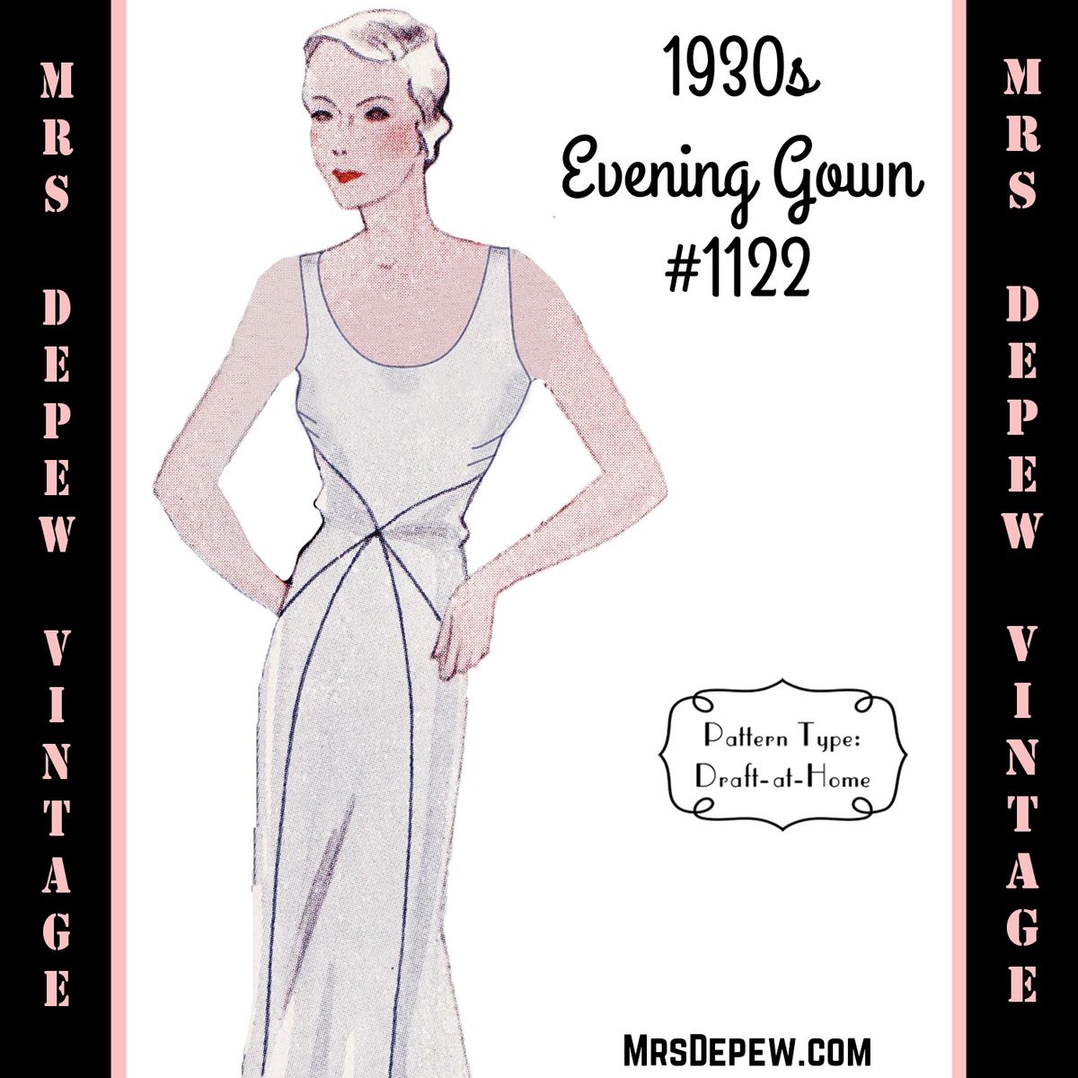 1930s evening dress patterns Vintage 1930s Black Lace Butterfly Sleeve Evening Dress, Small – Ian  Drummond Vintage