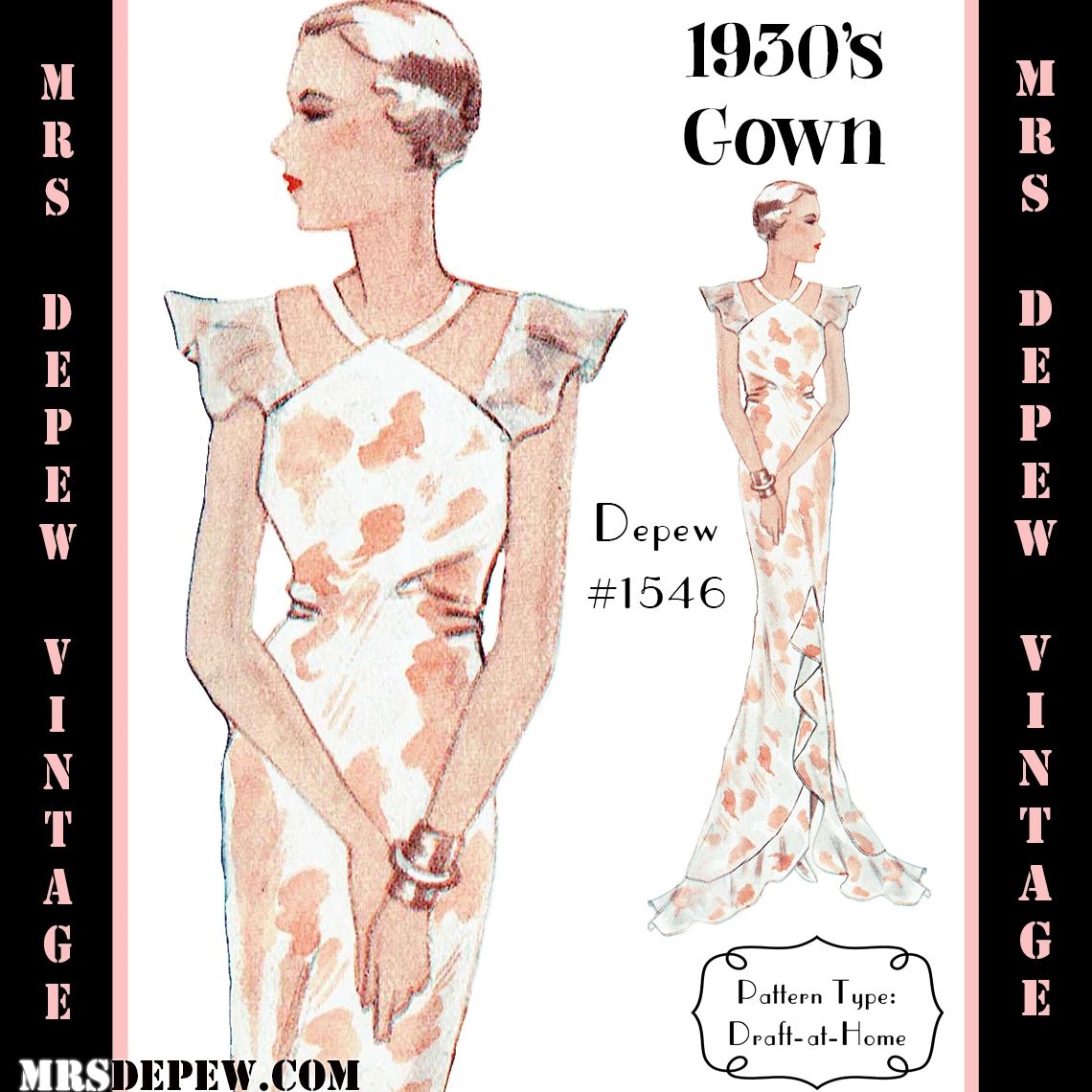 Vintage Sewing Pattern 1930s Long Line or Strapless Bra 2031