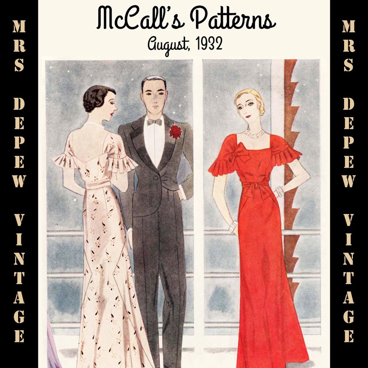 Incredibly Rare Original 1900s McCall 2438 Girl's Dress Sewing