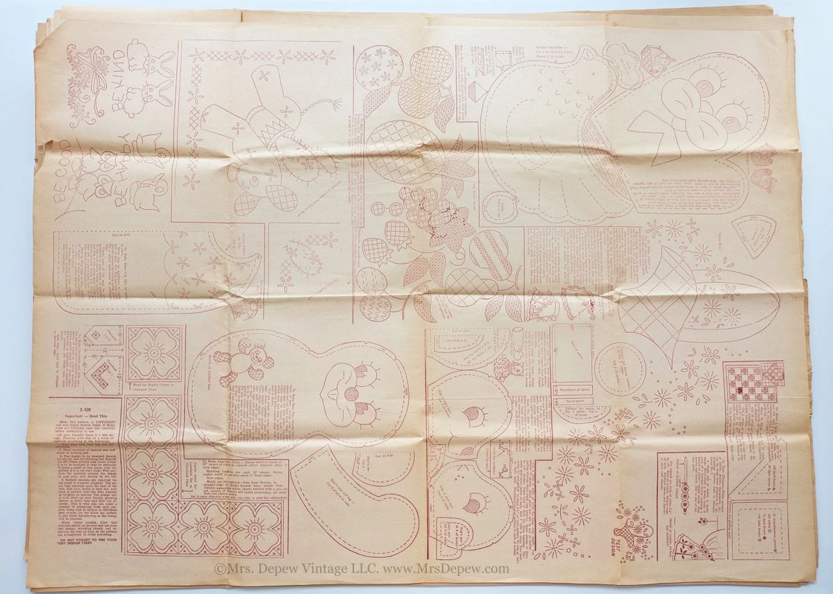Vintage Sewing Pattern Catalog Anne Adams Mail Order 1942-1943 War Effort  Digital Copy -INSTANT DOWNLOAD