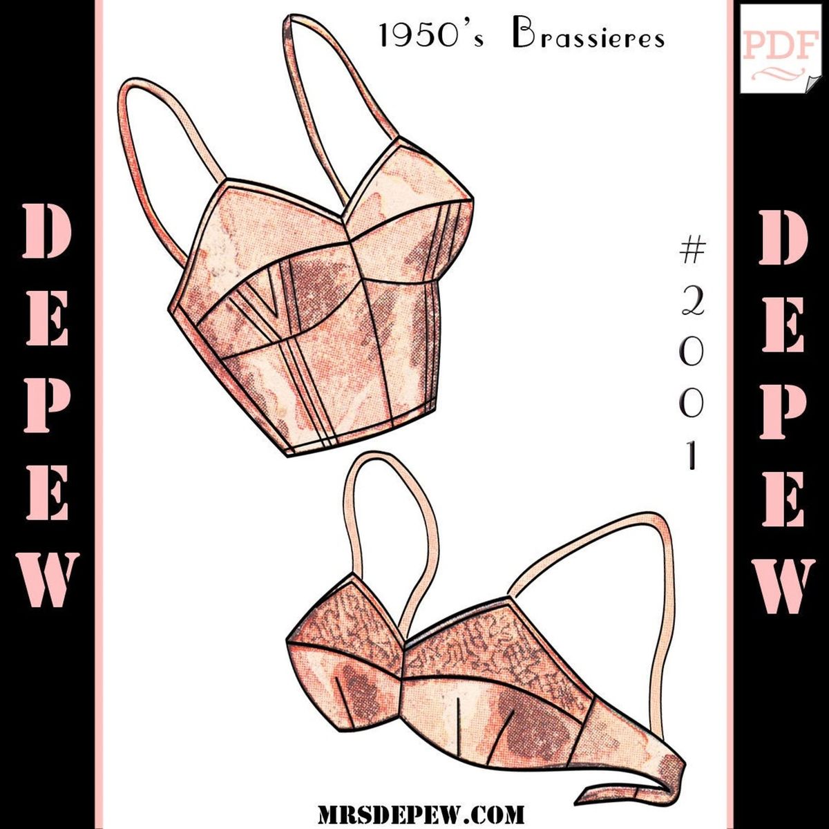 Vintage Sewing Pattern Template & Scale Rulers 1940s French Bra Any Bust  Size PLUS Size Included 352 INSTANT DOWNLOAD -  Canada