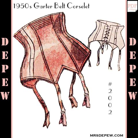 1920 McCall Cami Kickers Lingerie Pattern Underwear Original