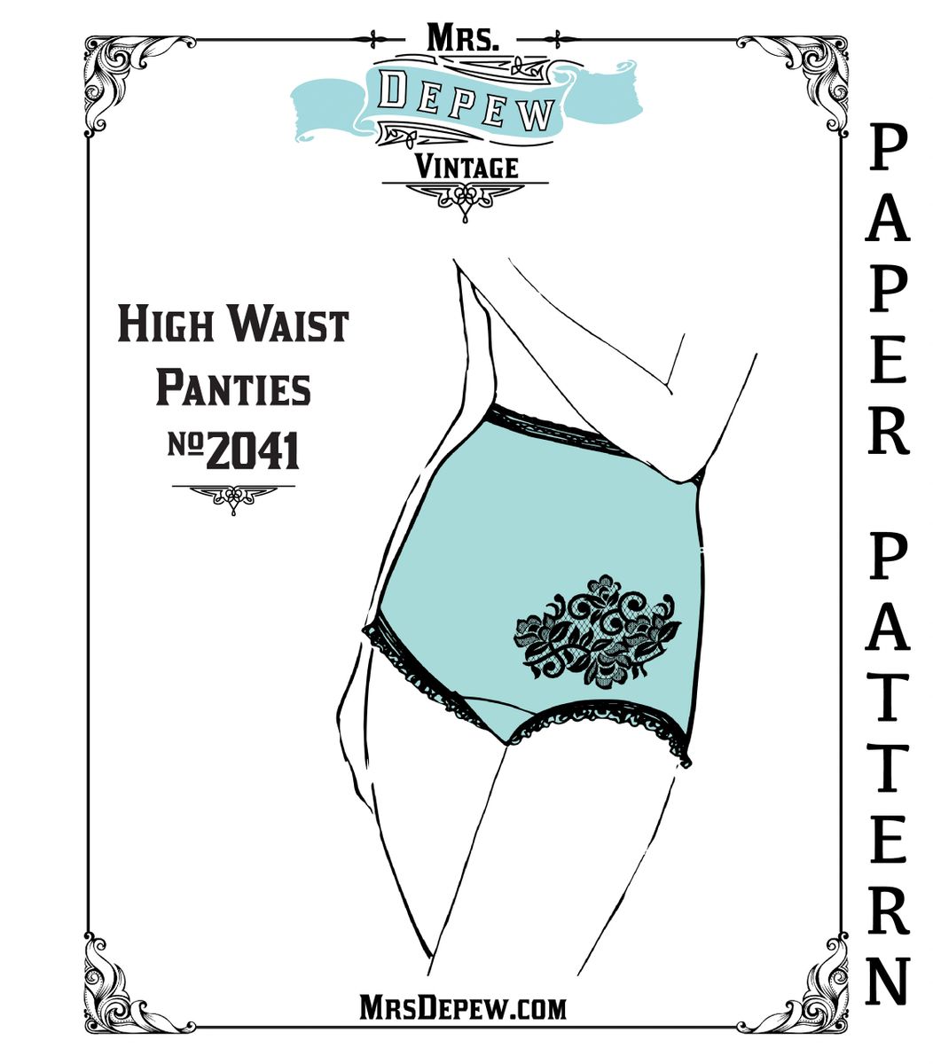 1940's WW2 Service Panties and Bloomers PDF Knitting Pattern 