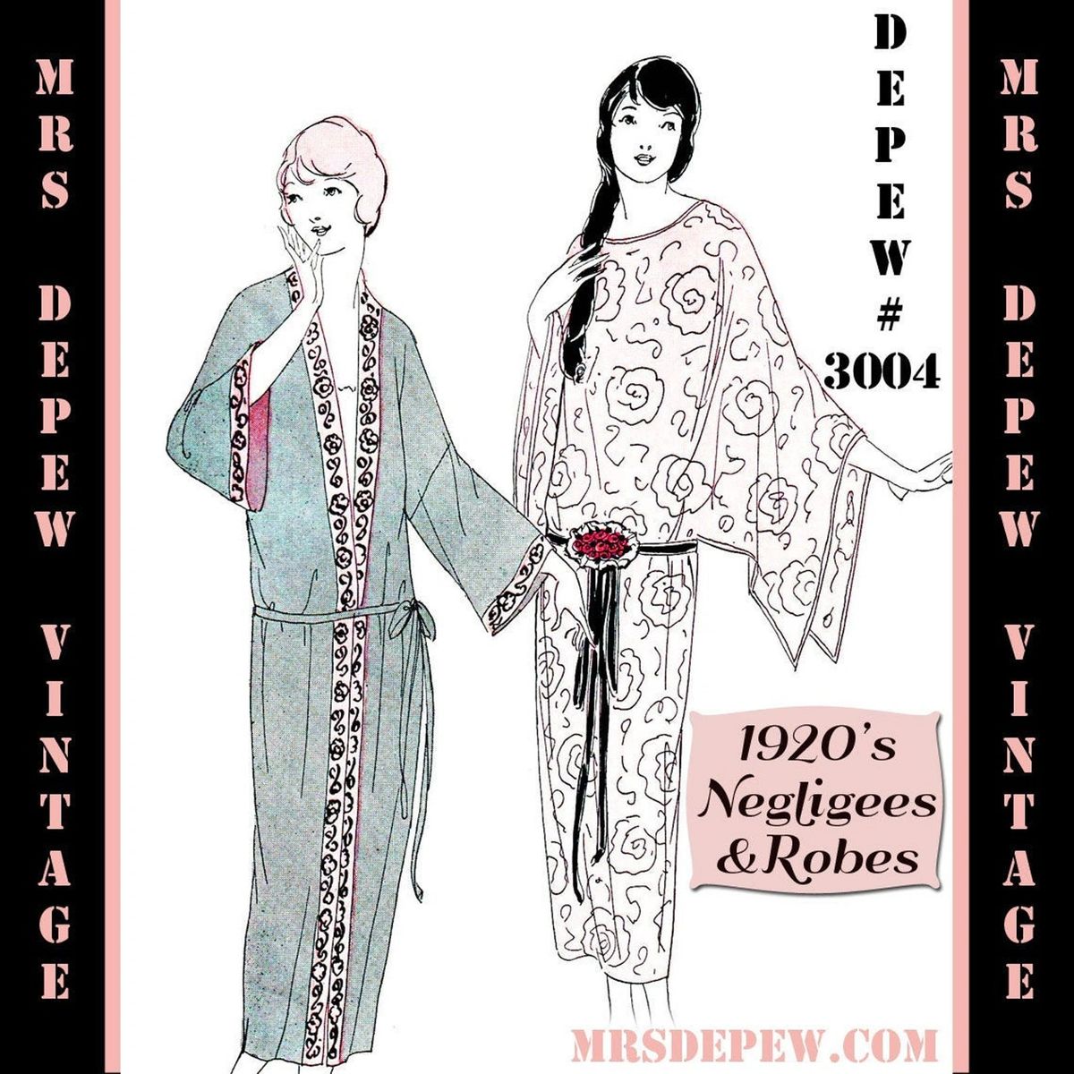 RH1370 — 1930s Kestos-style Flapper Brassiere sewing pattern