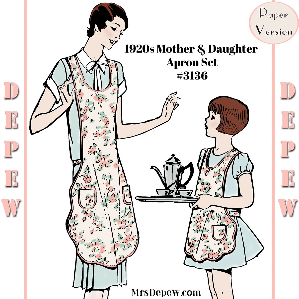 Sewing Pattern – Mommy And Me Apron – Sewing