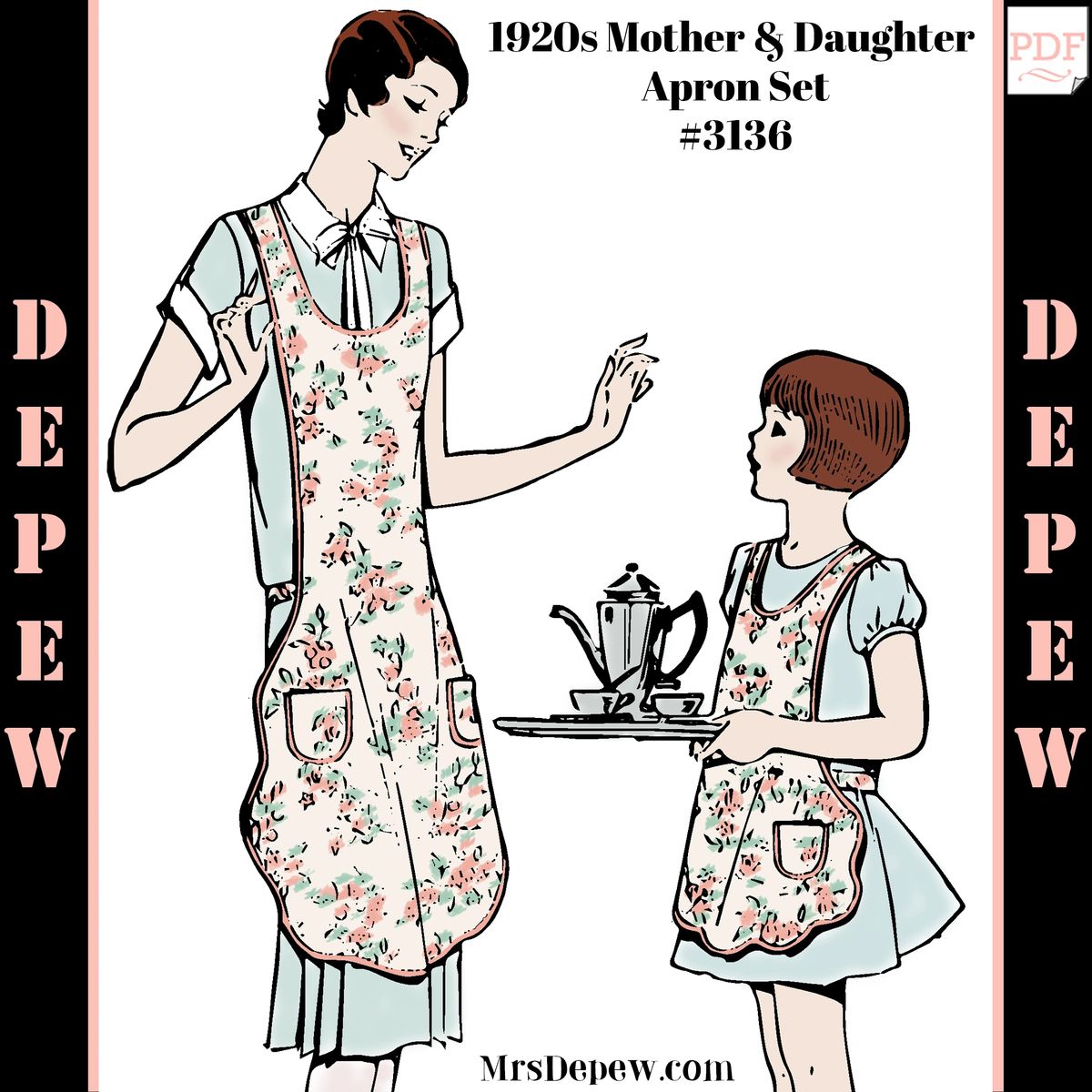 Mom and Me Aprons Pattern – Atkinson Designs