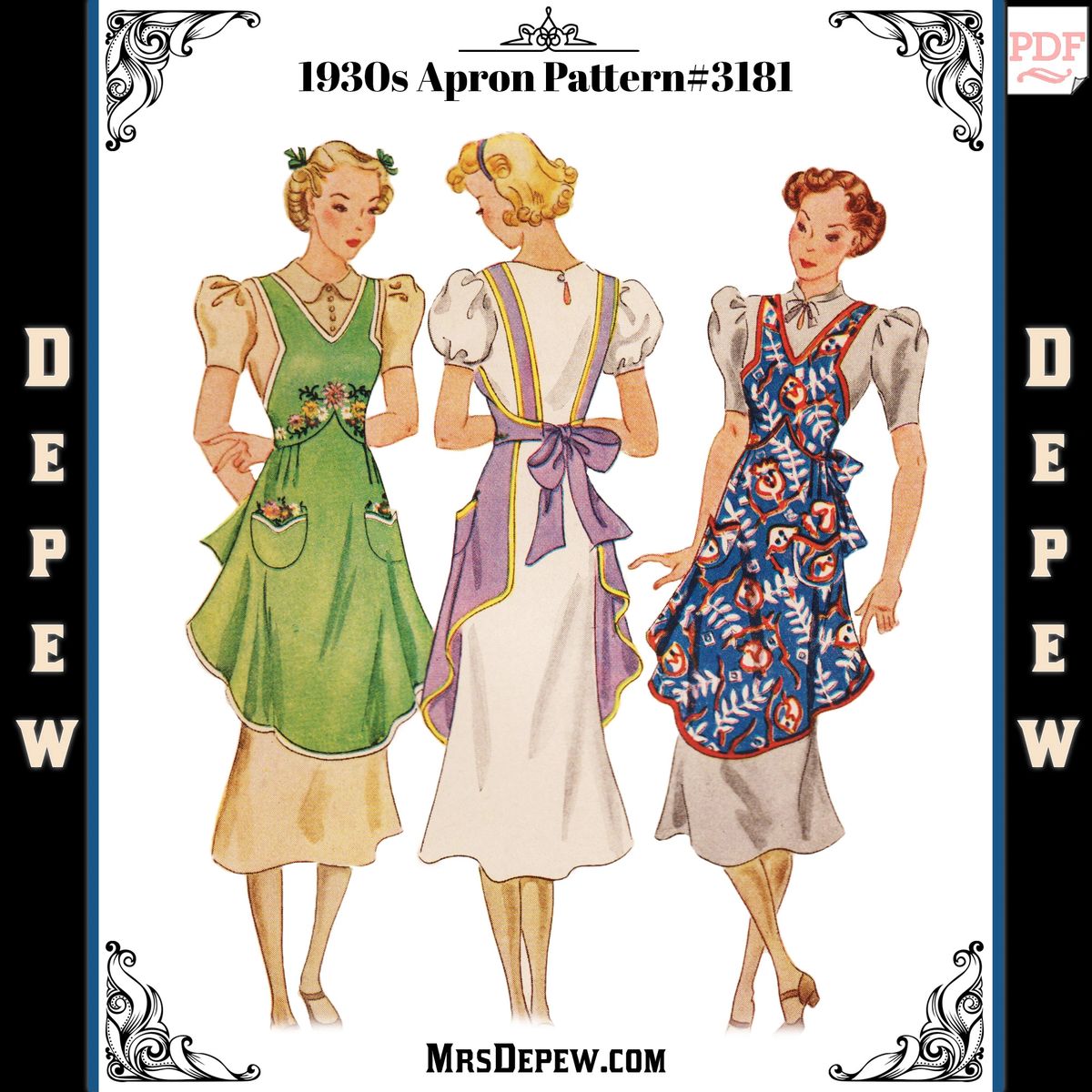 Vintage Sewing Pattern Ladies 1910s 1920s Style Foundation Corset Multisize  Depew 2026 PAPER VERSION 