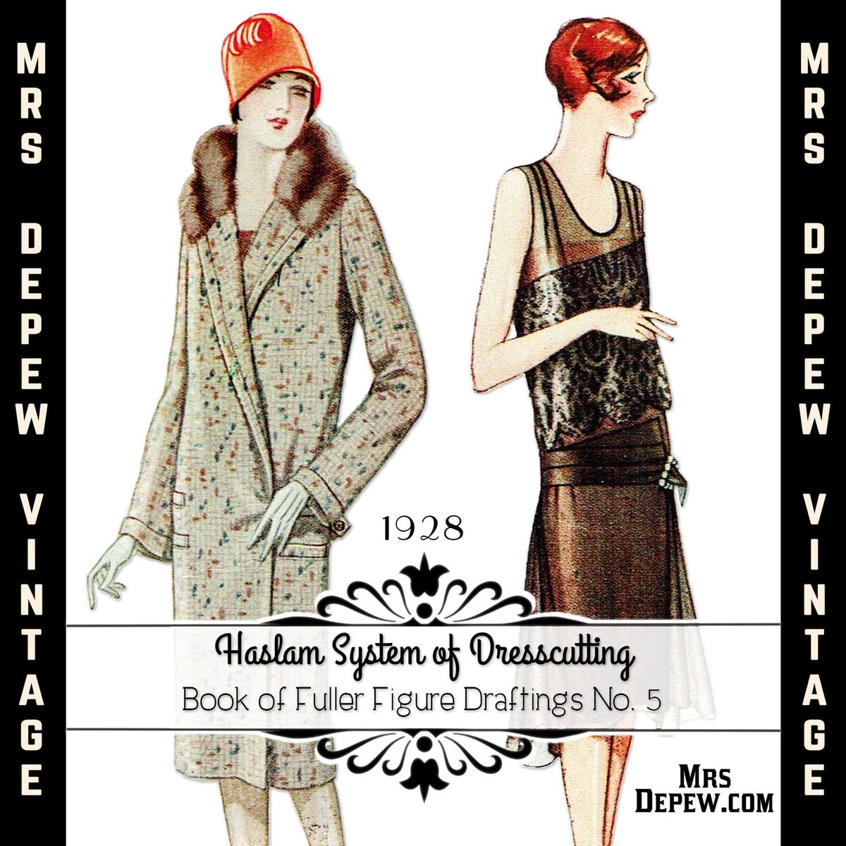 Haslam Dresscutting Book No. 5 1928 Vintage Sewing Pattern E-book with ...