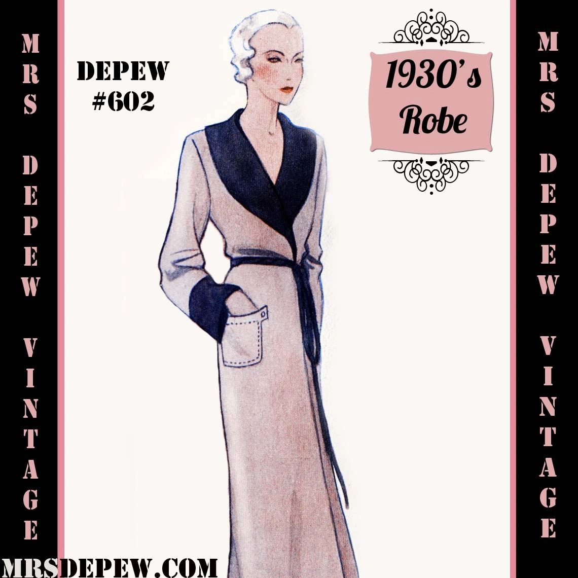 D-A-H Vintage Sewing Pattern 1930s French Bra With Lace Inset in Any Size -  PLUS Size Included 
