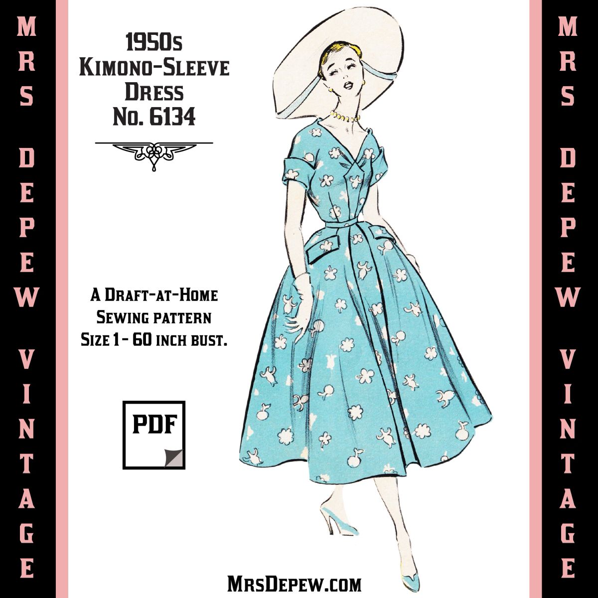 Vintage Sewing Pattern 1930s Long Line or Strapless Bra 2031 Multisize PDF  32 34 36 38 40 42 44 Bust INSTANT DOWNLOAD 