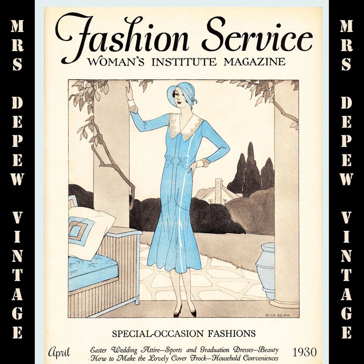 1930s Fashion Magazine Page