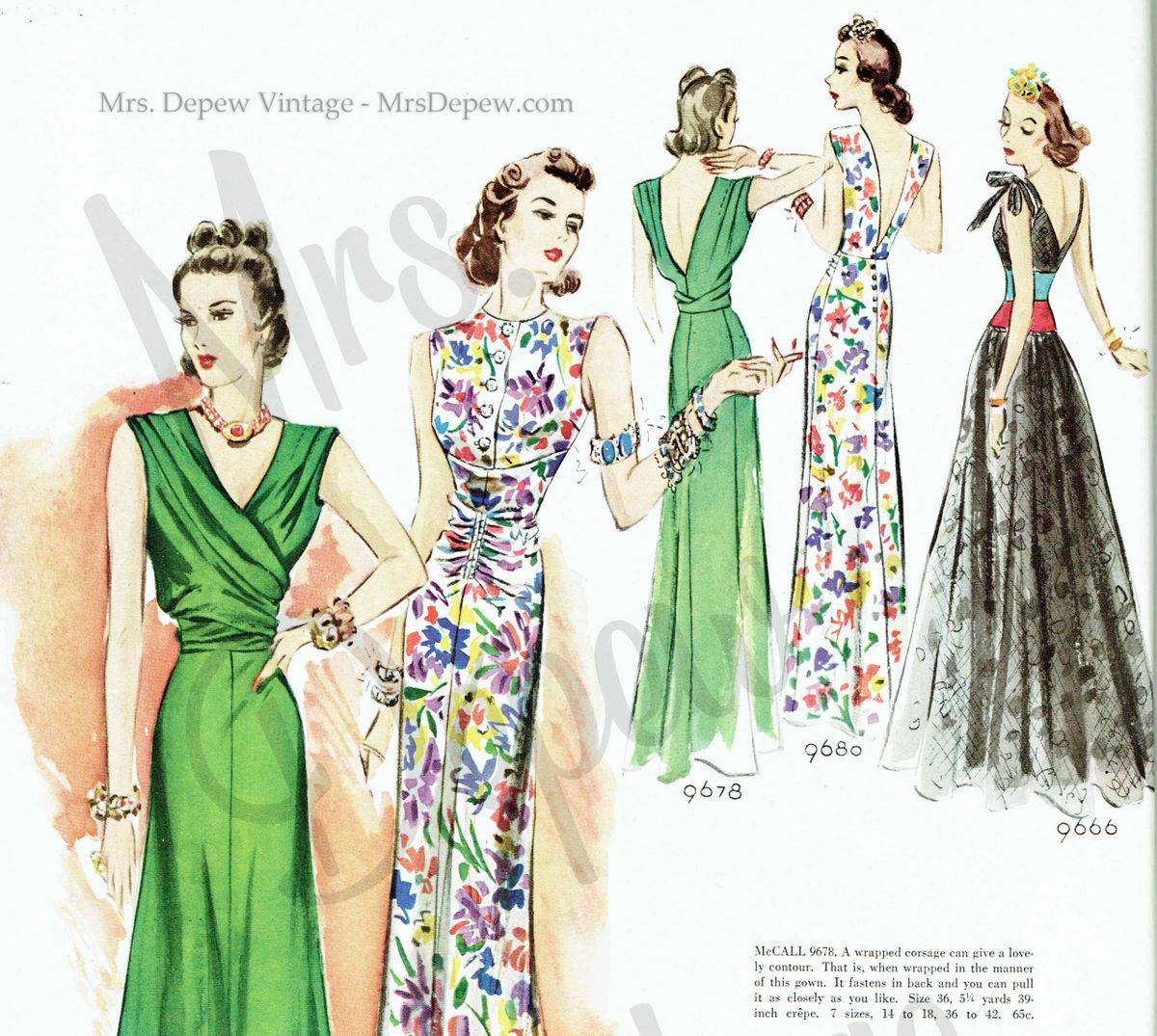 Sewing Patterns - Mrs. Depew Vintage