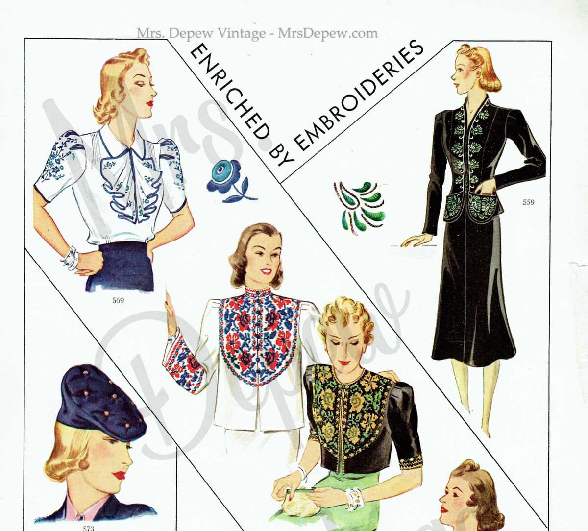 Digital Download 1930s McCall Fashion Book Fall 1939 Quarterly