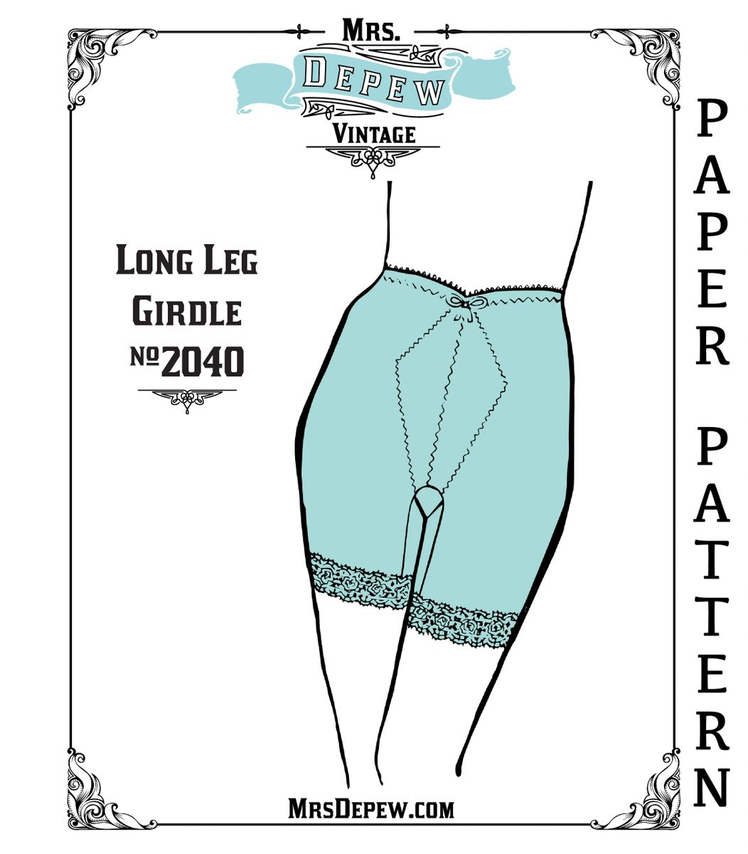 Vintage Sewing Pattern French 1930s Corset Garter Belt and Girdle Digital  Pattern 3006 INSTANT DOWNLOAD 