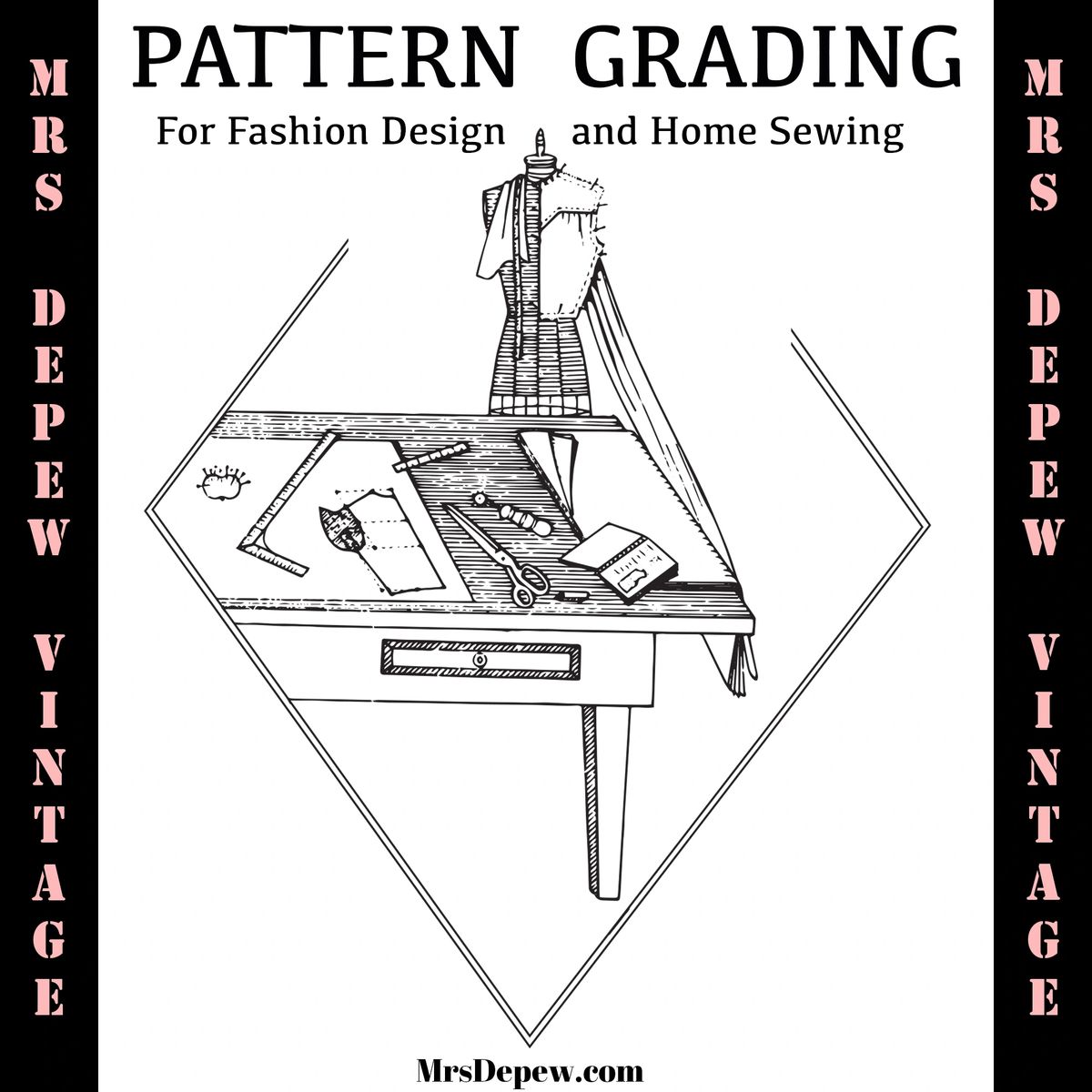 1950s-full Slip-contour Bra-dropped Fitted Waist-full Skirt-pattern Drafting  Design-all Sizes-toddler-adult-plus-pdf FREE 1957 Sewing Ebook 