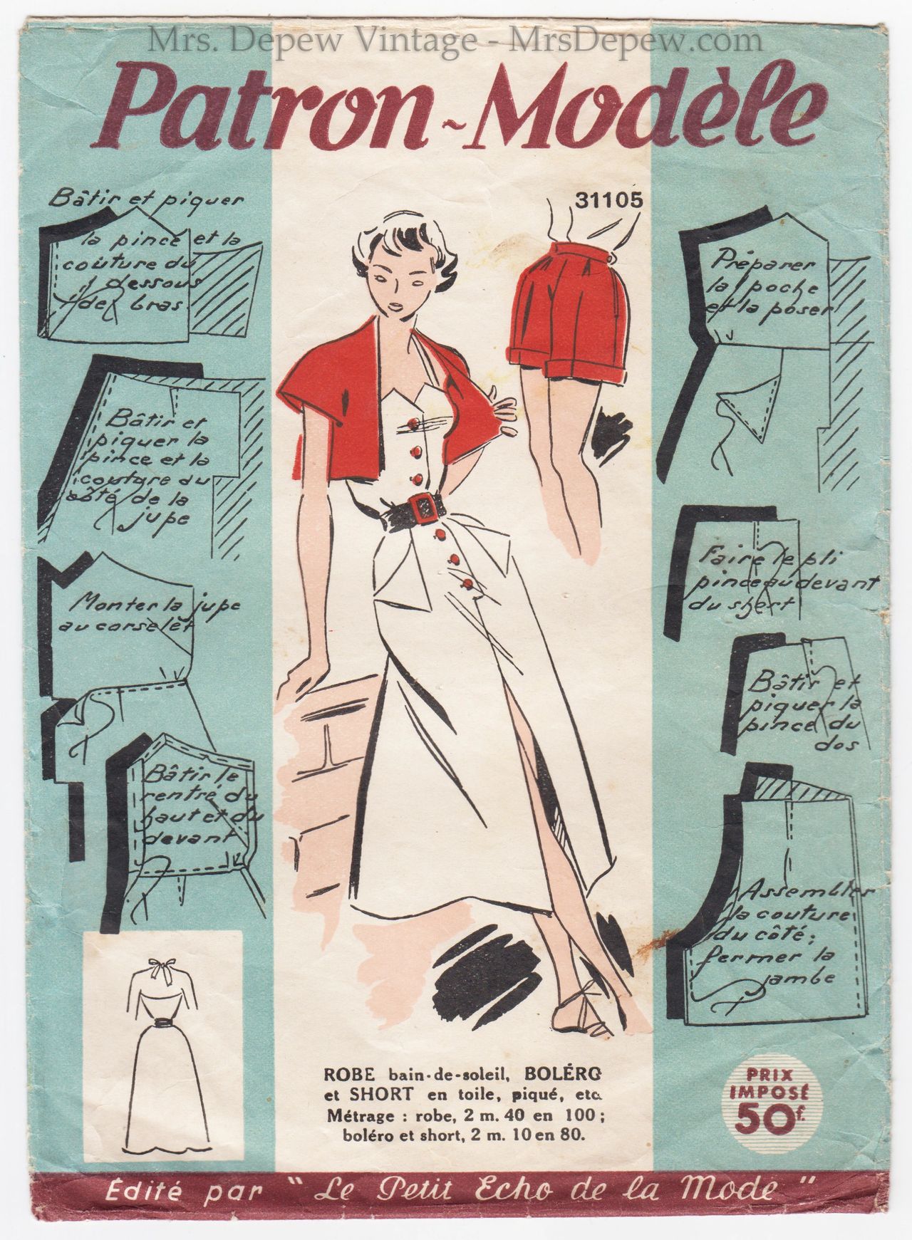 Sewing with Vintage French Patterns