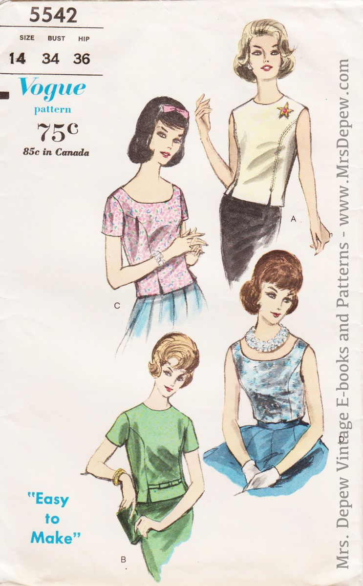 1950s Bra, Suspender and Girdle French Sewing Pattern Bust 34-36
