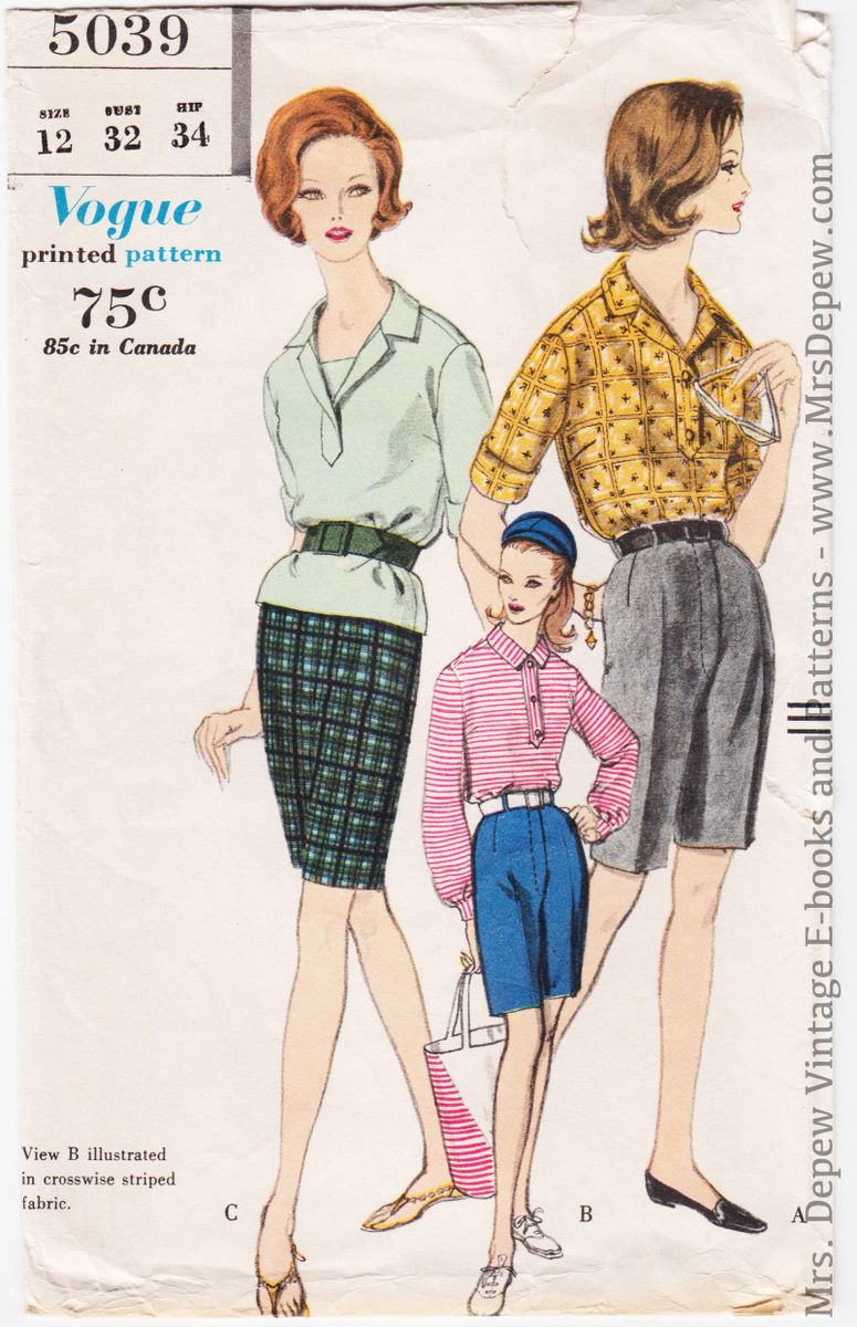 Vintage Sewing Pattern 1950s French Corselet Garter Belt Corset