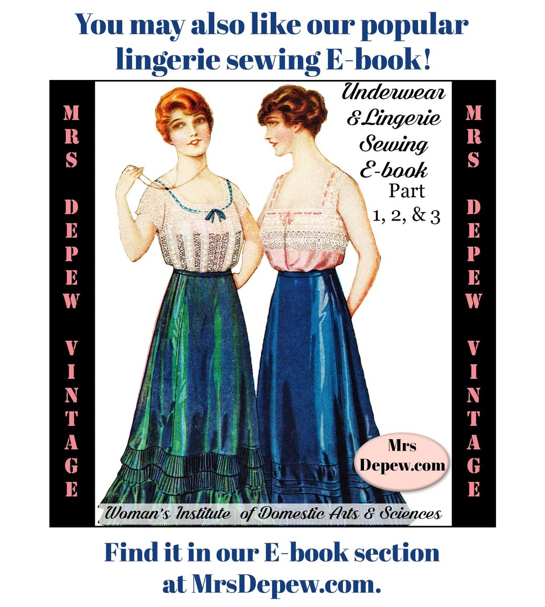 40s Brassiere & Knickers Sewing Pattern Bust 36 Bra Sewing Pattern