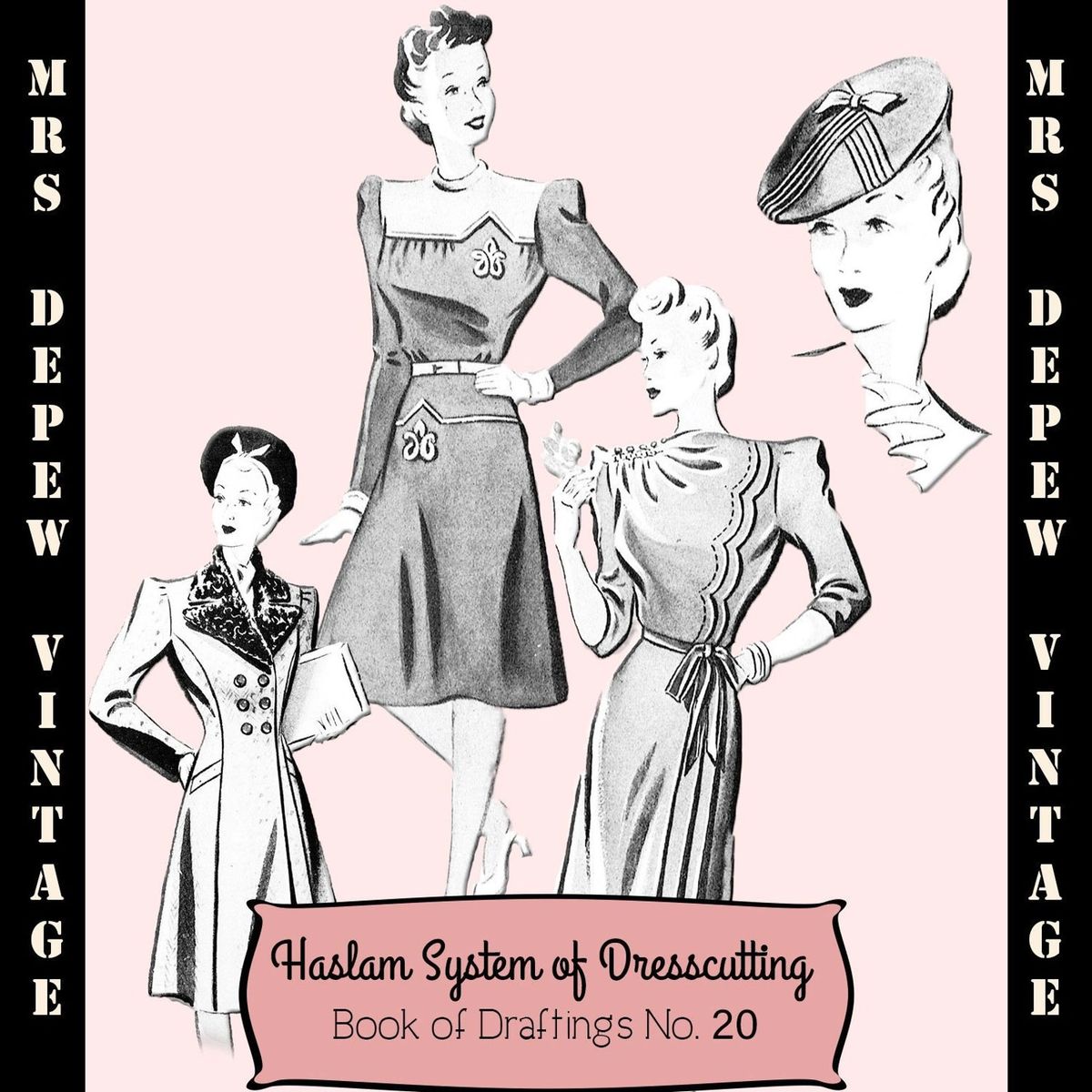 Vintage Sewing Pattern 1920s McCall 3684 Girl's Dress Size 8