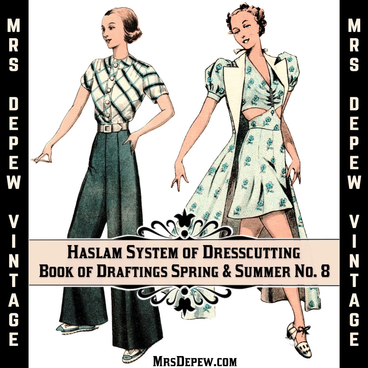Vintage Sewing Pattern 1940s Ladies Bra and Bandeau Multi-size