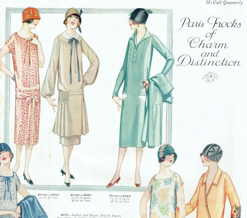 1925 Summer McCall Quarterly Vintage Sewing Pattern Catalog Booklet1920s  Fashion PDF -INSTANT DOWNLOAD