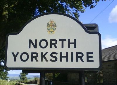 North Yorkshire road sign
