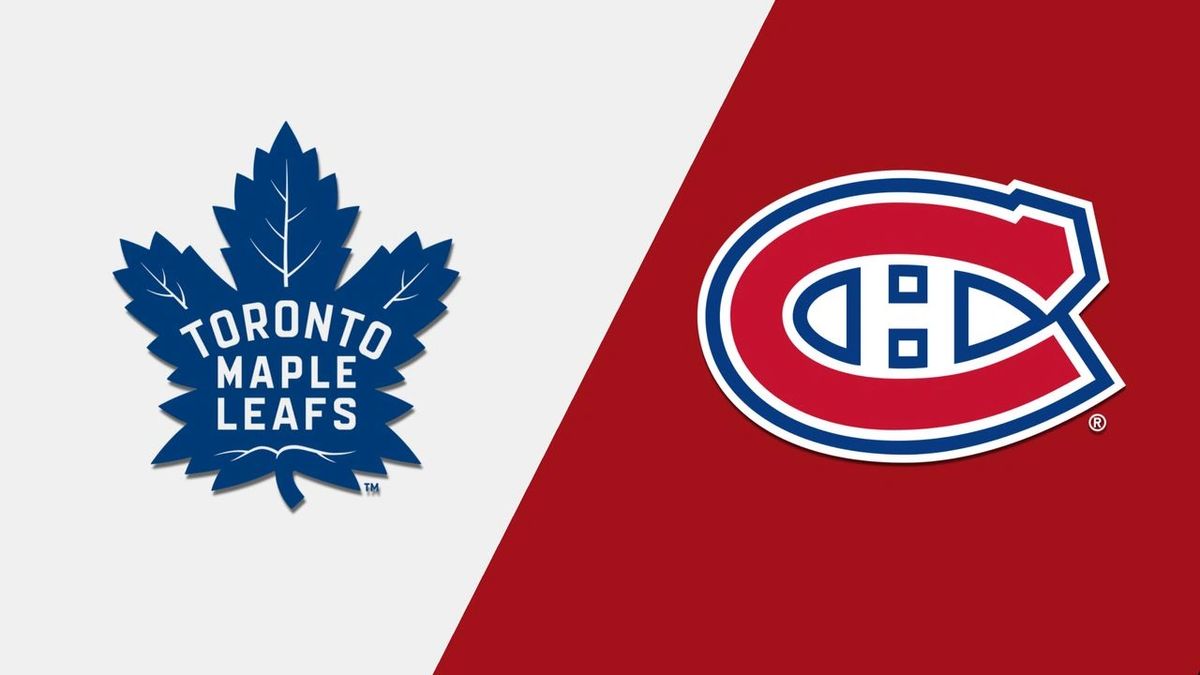 Toronto Maple Leafs @ Montreal Canadiens Saturday January,18th