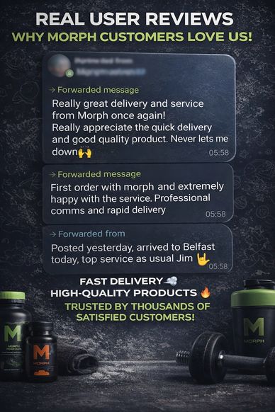 Customer reviews praise Morph for fast delivery and quality service.