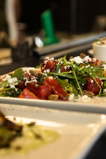 Heirloom Tomato and Grilled Watermelon Caprese