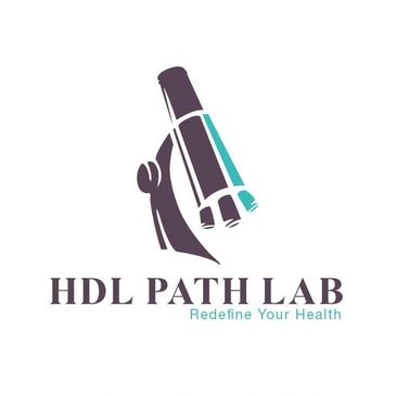 Logo of HDL PATH LAB featuring a stylized microscope.
