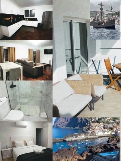 Our private balcony, brand-new kitchen, comfortable living room, spacious bedroom, and full bathroom