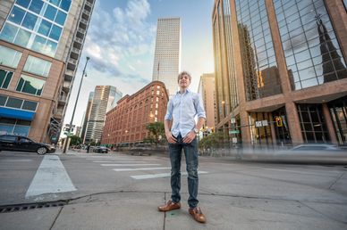 Senior Photos done in downtown Denver