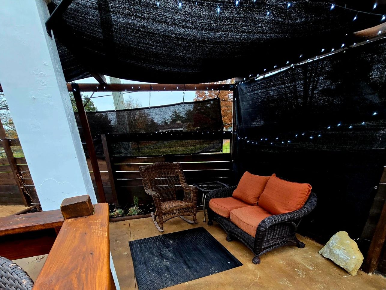 patio at the marigold room harrodsburg ky