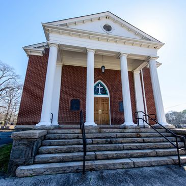 Mt. Zion Methodist Church building front entrance