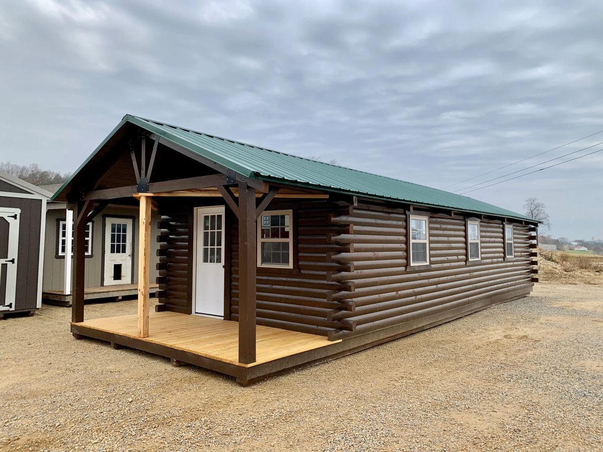 Available to Order...14x42 Log Cabin