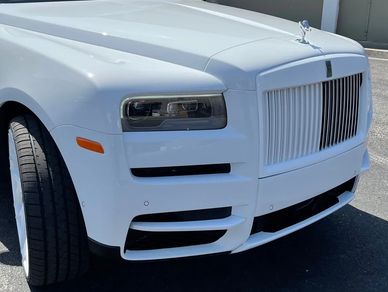 Rolls Royce chrome delete car wrap 