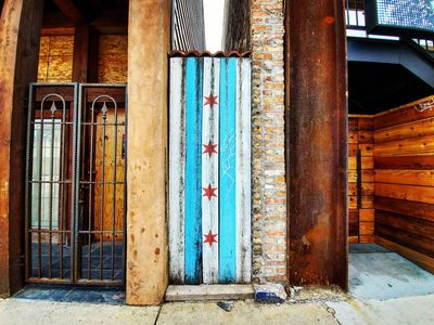 chicago flag street art