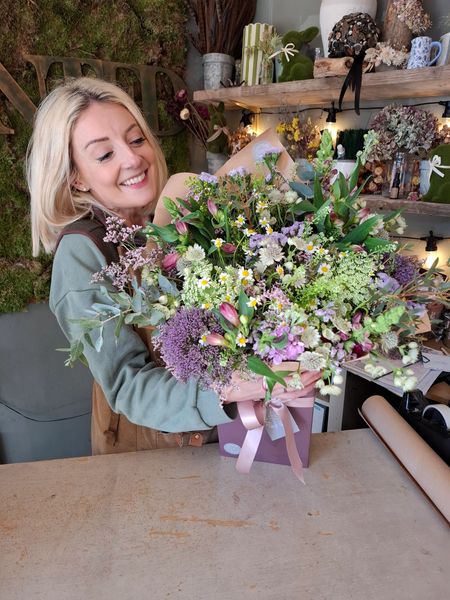 Dried floral arrangement from Enchanted Bloom