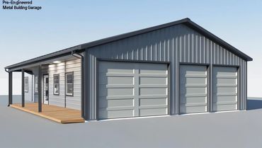 metal building garage and shed