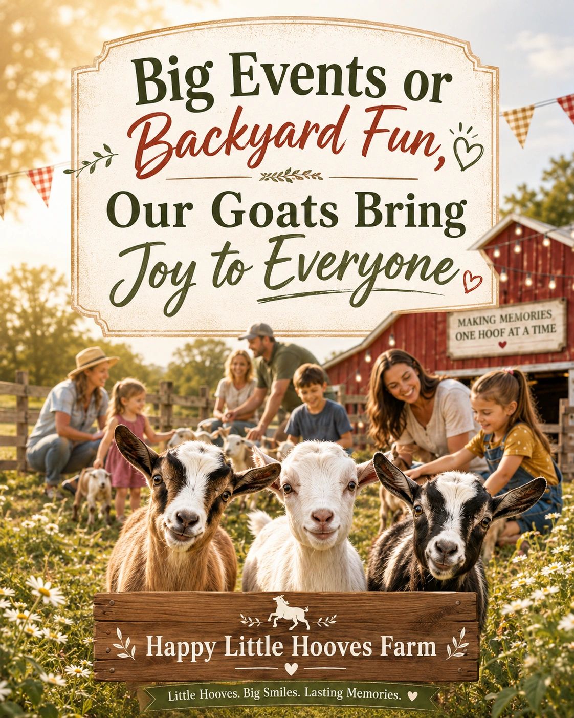 Happy Goat Ranch Happy Little Hooves Farm - Arapawa Goat, Goat Farm