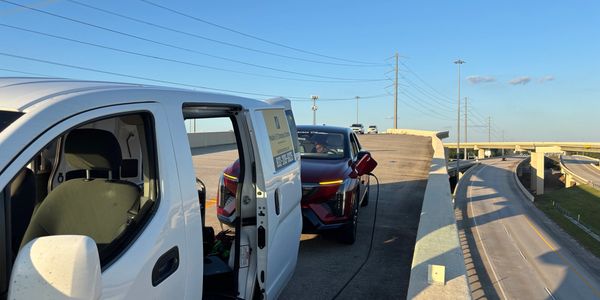 Mobile EV Charging Service 24/7 anywhere with our mobile electric charging roadside service in Texas
