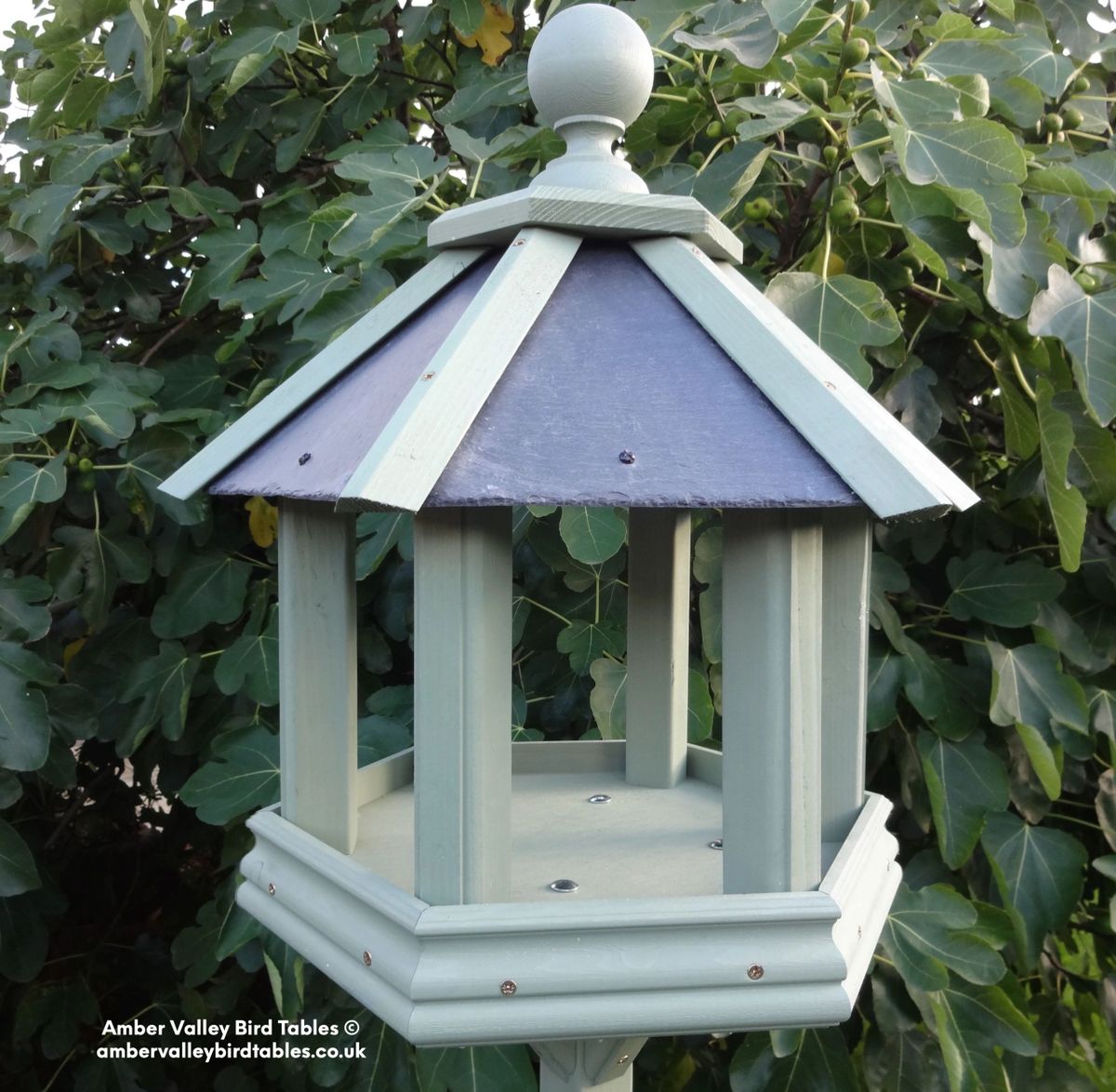 Large Hexagonal Bird Table Top Only