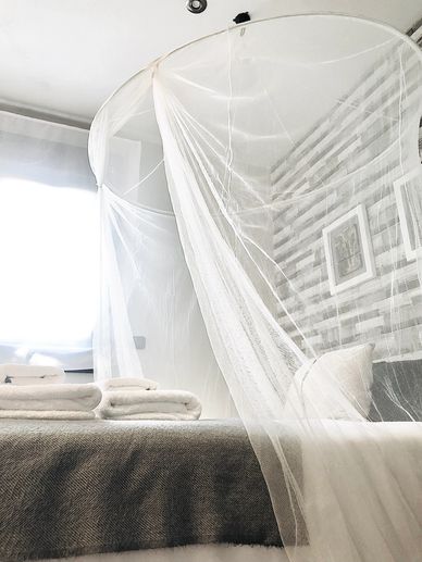 Confortable dormitorio en la planta baja.