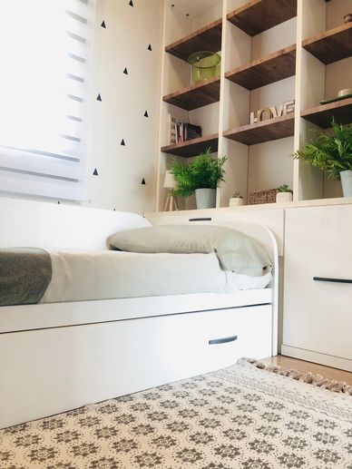 Dormitorio cama nido. 