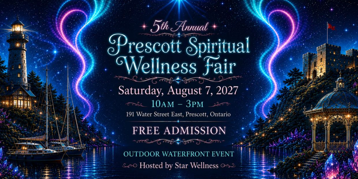 5th Annual Prescott Spiritual Wellness Fair, August 7, 2027, outdoor waterfront event with free admission.