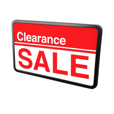  11"x 7" Black Metal Tabletop/Countertop Grocery Sign Holder with wedge base stemless. In Stock