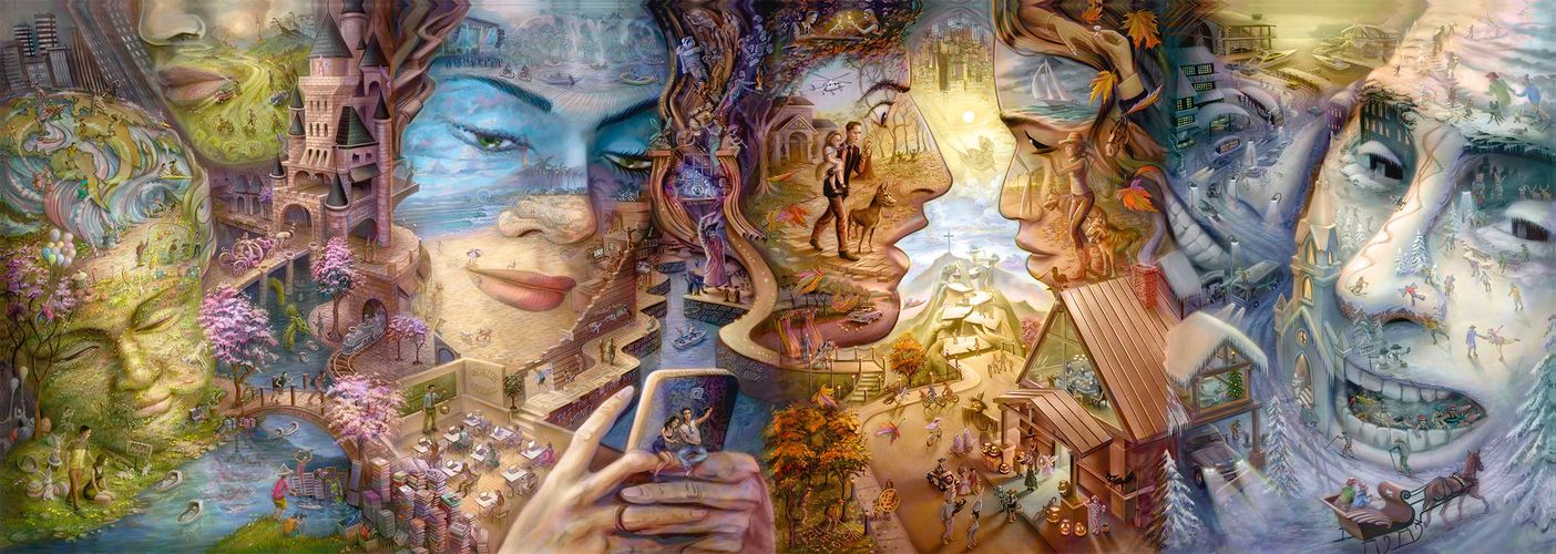 “Seasons of Life”   Artist: Chris Elliman of Daftpixel.com has created yet another amazing piece. 