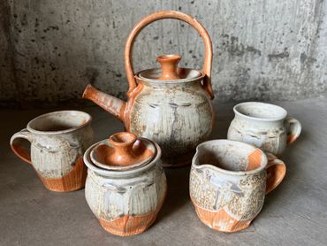 Shino tea set