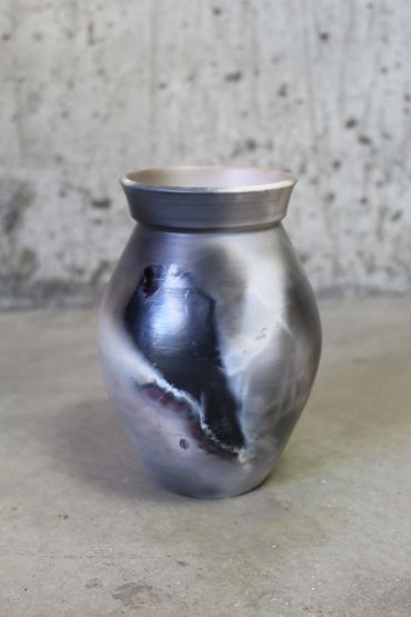 Barrel fired vase